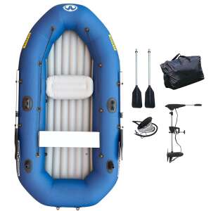 Aqua Marina Classic 4 osobowa łódź z silnikiem i akcesoriami 300cm #niebieski