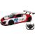 Rastar Audi R8 LMS diaľkovo ovládané auto v mierke 1:14, biele a červené