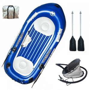 Aqua Marina Wildriver 2 person inflatable boat with accessories, blue - Inflatable boat