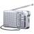 Panasonic RF-P150D AM FM portable radio with telescopic antenna