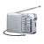 Panasonic RF-P150D AM FM portable radio with telescopic antenna
