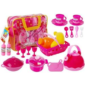 Játék Konyha Szett - Rózsaszín - 31 elem