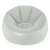 Bestway inflatable LED air chair, grey, front view