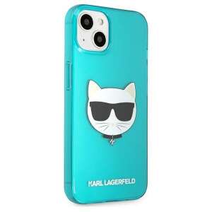 Karl Lagerfeld Choupette iPhone 13 Mini Blue Phone Case - Phone Case