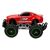 Červený Monster Mustang RC Truck, diaľkovo ovládané auto v mierke 1:24