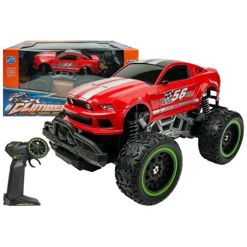 Zdalnie sterowany samochód terenowy R/C Red High Wheels