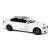 Diaľkovo ovládané auto Rastar BMW M3 v mierke 1:14, biele, bočný pohľad