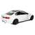 Zdalnie sterowany samochód Rastar BMW M3 w skali 1:14, biały, widok z tyłu