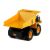 Žlté diaľkovo ovládané sklápačské auto