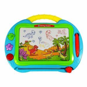 Magnetische Maltafel mit Stempeln 4281, magnetische Zeichentafel mit Dinosaurier-Motiv - Zeichentafeln, Schreibtafeln