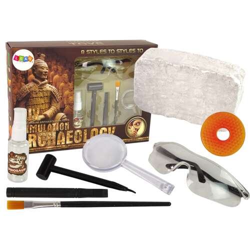 Set de săpături arheologice Explorer Amulet cu instrumente și ambalaj