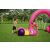 Kinder spielen mit Bestway Flamingo Sprinkler, Sommerspaß
