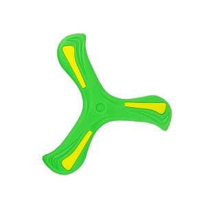 Zöld bumeráng játék gyerekeknek, Hong Deng márka, kültéri szórakozás - Lean Toys
