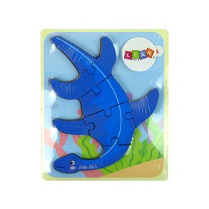 Fa puzzle dinoszaurusz Pterodactyl rózsaszín plioszauruszok kék – 10342 146106446 - Babajáték