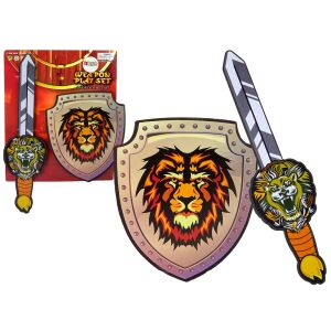 Lovagi kard pajzs készlet Hab EVA oroszlán 13203