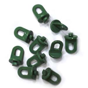 Palram Greenhouse Hanging Hooks, 10 Pack, Green - Greenhouse Accessory