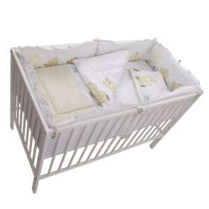 MyKids 4-dielne posteľné prádlo - Teddy #white-brown 32032794 Obaly a súpravy detskej posteľnej bielizne