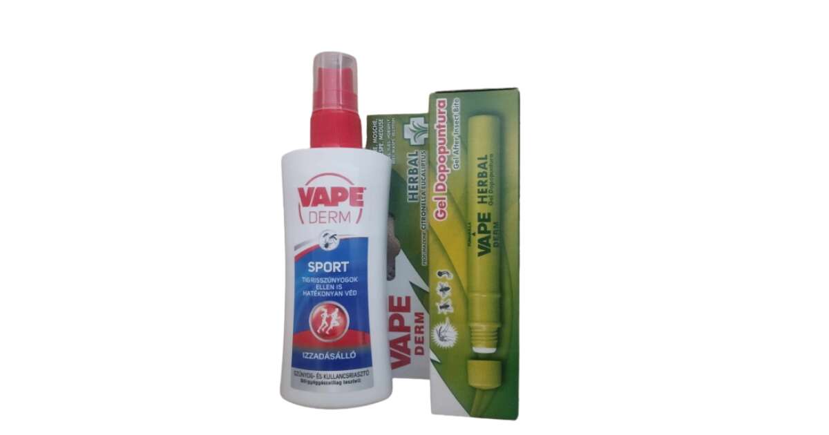 Vape Sport csomag - Vape Sport sznyogriszt s Vape Derm csps utni  brnyugtat stift | Pepita.hu