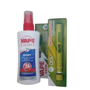 Vape Sport csomag -  Vape Sport szúnyogrisztó és Vape Derm csípés utáni bőrnyugtató stift 71060004 Rovarriasztó szerek - Spray