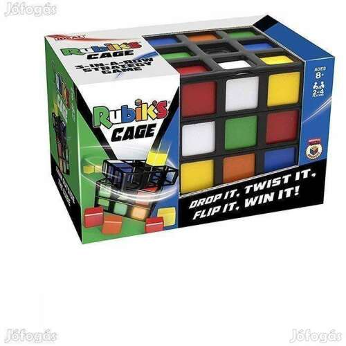 Rubik's Cage rubik stratégiai játék, társasjáték -1- 4 főig játszható 