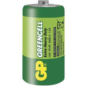 Батерия GP Greencell Extra Heavy Duty C - Батерия и акумулатор