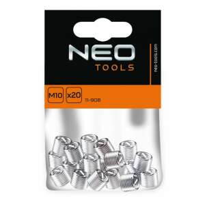 Neo Tools 11-908 menetjavító betét m10 20db, Ezüst