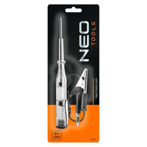 Neo Tools 11-832 Fahrzeug-Phasendetektor 6-24 V, Silber 71064786