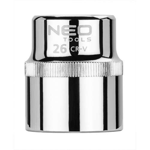 NEO Tools 26 mm-es 1/2 hüvelykes 6 pontú dugókulcs - Neo