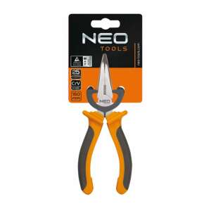 Neo Tools 01-015 hajlított csőrű fogó 160 mm, Narancs/Fekete 71065663 