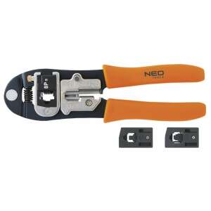 Kliešte na krimpovanie NEO Tools, 4P, 6P, 8P, s vymeniteľnými hlavami - Neo