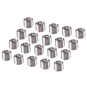 NEO TOOLS 11-906 M6 Thread Repair Inserts, 20 pieces, Silver - Neo