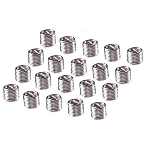 NEO TOOLS 11-906 M6 Thread Repair Inserts, 20 pieces, Silver
