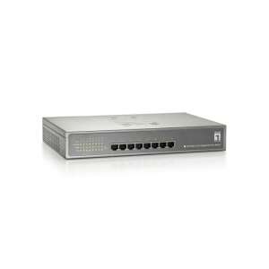 LevelOne GEP-0822 Gigabit PoE Switch front view - Switch