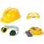Bosch toy construction worker set, includes helmet, safety glasses, earmuffs, and gloves