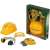 Bosch toy construction worker set, includes helmet, safety glasses, earmuffs, and gloves