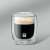 Zwilling Sorrento doppelwandiges Espressoglas gefüllt mit Espresso, 80ml, klares Glas, hitzebeständig, spülmaschinenfest