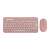 Logitech Pebble 2 Combo kabellose Tastatur und Maus in Roségold