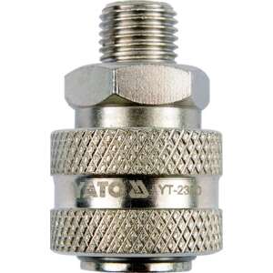 YATO YT-2390 Szybkozłącze pneumatyczne z gwintem zewnętrznym 1/4 cala - Akcesoria do narzędzi pneumatycznych
