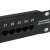 Equip 125298 19 Zoll 25 Port Cat.3 RJ45 ISDN Patchpanel, schwarz, ungeschirmt, Nahaufnahme der Ports 21-25