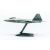 Airfix QUICKBUILD F-22 Raptor model stíhačky na stojane, pohľad zboku