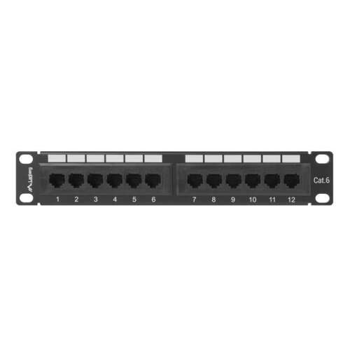 12-port UTP Kategorie 6 Steckleiste Lanberg PPU6-9012-B 71085003