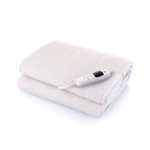 ETA Shawn 5325 Electric Heated Blanket - Beige, single bed size, microfleece material, 9 temperature settings, timer, remote control - Electric Blanket Warmer