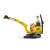Jucărie Bruder JCB 8010 CTS mini excavator cu figurină, galben, scară 1:16
