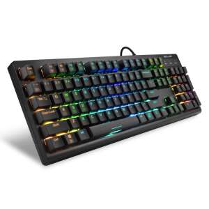 Sharkoon SKILLER SGK30 mehanička gaming tipkovnica s RGB osvjetljenjem, US raspored - Tipkovnica