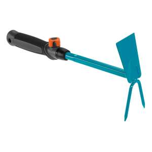 Gardena Combisystem Handhacke, blau und schwarz, zum Lockern, Belüften und Jäten des Bodens - Hacken