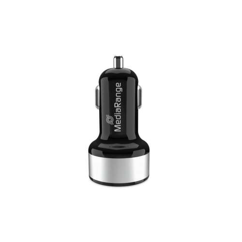 MediaRange Duális USB Autós Töltő - 5V/3.4A