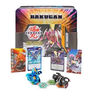 Spin Master Bakugan Baku-Tin, Sectanoid Premium Collectors tárolódoboz Mystery Bakugannal 71098438 