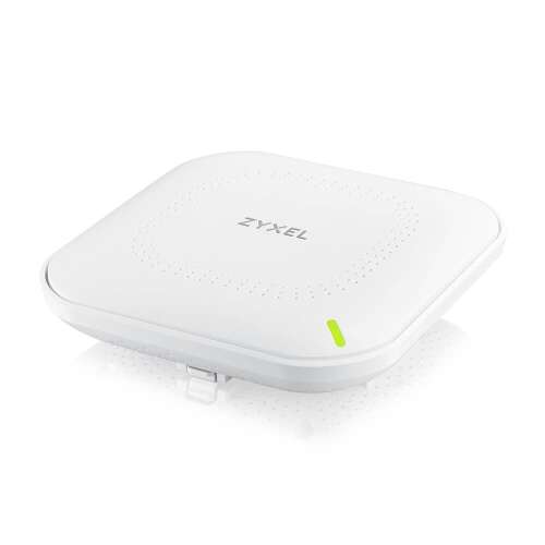 Zyxel NWA90AX Pro WiFi 6 Access Point, white, front view