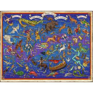 Ravensburger 2000-teiliges Puzzle mit einer illustrierten Karte der Sternbilder - Ravensburger Puzzle