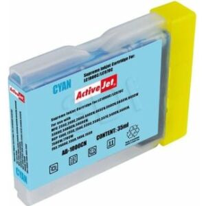 Cartuș de cerneală Cyan ActiveJet pentru imprimante Brother LC1000C/LC970C - Consumabile pentru imprimantă